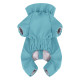 Дощовик для собак WAUDOG Clothes, водонепроникний, M47, В 69-72 см, С 47-50 см, блакитний
