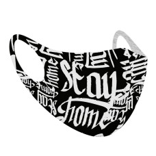 Маска захисна СoLLar з малюнком "Літери", розмір M