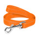 Повідець Dog Extreme з нейлону подвійний (ширина 14мм, довжина 122см) помаранчевий