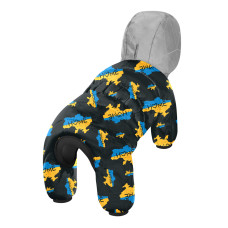 Комбінезон для собак WAUDOG Clothes малюнок "Дім", L50, В 70-74 см, С 47-50 см
