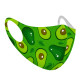 Маска захисна СoLLar з малюнком "Авокадо", розмір L