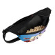 Поясна сумка-бананка WAUDOG Family для корму та акссесуарів, малюнок "Харлі Квін", розмір 33*17*10 см