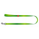 Повідець для собак нейлоновий WAUDOG Nylon Mono, світловідбивний, L-XXL, Ш 25 мм, Дов 122 см салатовий