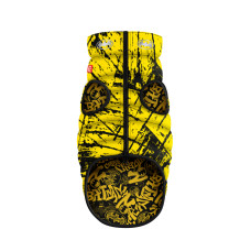 Курточка для собак WAUDOG Clothes двостороння, малюнок "Бетмен ескіз", L55, В 77-79 см, С 50-55 см