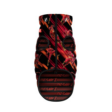 Курточка для собак WAUDOG Clothes двостороння, малюнок "Швидкість Флеша", XS30, В 43-45 см, С 30-33 см