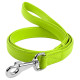 Повідець для собак шкіряний WAUDOG Glamour, Ш 25 мм, Дов 122 см салатовий