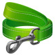 Повідець для собак нейлоновий WAUDOG Nylon Mono, світловідбивний, L-XXL, Ш 25 мм, Дов 300 см, салатовий