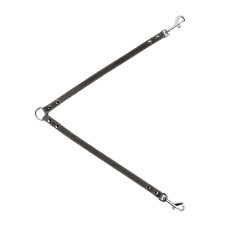 Повідець-спарка "CoLLaR" (ширина 10 мм, довжина 40 см) чорний