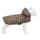 Дощовик-накидка з капюшоном для собак WAUDOG Clothes, малюнок "Леопард", S, А 32-35 см, B 41-52 см, С 26-33 см
