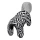 Комбінезон для собак WAUDOG Clothes малюнок "Зебра", M47, В 69-72 см, С 41-44 см
