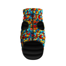 Курточка для собак WAUDOG Clothes малюнок "Блоки", L55, В 77-80 см, С 50-55 см