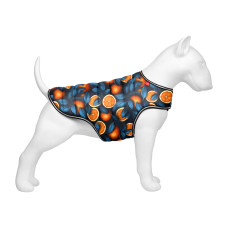 Курточка-накидка для собак WAUDOG Clothes, малюнок "Апельсини", L, А 41 см, B 58-70 см, С 42-52 см