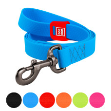 Повідець для собак водостійкий WAUDOG Waterproof, S, Ш 15 мм, Д 500 cм, блакитний