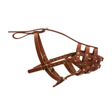 Намордник твердий "CoLLaR" (боксер малий) коричневий