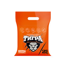 Бентонітовий наповнювач для котячих туалетів Тигра, 2,5 кг, гранула стандарт 1,5-2,8 мм, зелений