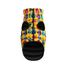 Курточка для собак WAUDOG Clothes малюнок "Мохнаті монстри", M50, В 76-79 см, С 55-61 см