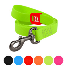 Повідець для собак водостійкий WAUDOG Waterproof, S, Ш 15 мм, Д 500 cм, салатовий