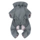 Дощовик для собак WAUDOG Clothes, водонепроникний, S30, В 57-59 см, С 44-46 см, сірий