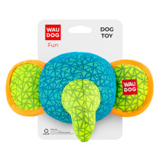 Іграшка для собак WAUDOG Fun, "Слон", Ш 20 см, Д 14 см блакитний