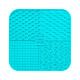 Килимок для злизування WAUDOG Silicone, 190х190х10 мм, блакитний