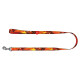 Повідець для собак нейлоновий WAUDOG Nylon, малюнок "Швидкість Флеша", M, Ш 20 мм, Дов 122 см