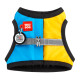 Шлея для собак м'яка WAUDOG Clothes з QR паспортом, "Colors of freedom", XS3, В 32-35 см, С 22-24 см