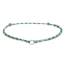 Шнурок для адресника з паракорду WAUDOG Smart ID, світловідбиваючий, "Colors of freedom", розмір S, діаметр 4 мм, довжина 25-45 см