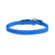 Нашийник "Dog Extreme" з нейлону регульований (ширина 10мм, довжина 20-30см) блакитний