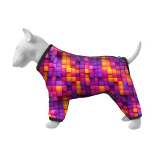Вітровка для собак WAUDOG Clothes, малюнок "Куби 3Д", M47, В 69-72 см, С 47-50 см