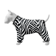 Вітровка для собак WAUDOG Clothes, малюнок "Зебра", XS22, В 30-34 см, С 19-21 см